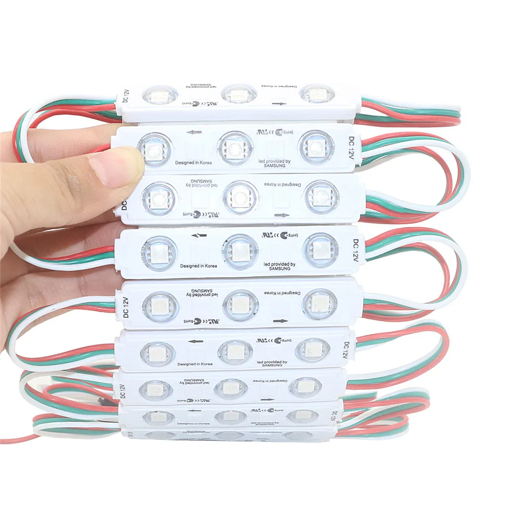 12 В LED WS2811 пиксельный модуль цифровой rgb полный цвет водонепроницаемый IP68
