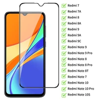 tempered glass screen protector for xiaomi redmi note 10 9 8 pro 8t 9s 10s mi 11 lite 7a 8a poco x3 nfc f3 m3 f2 pro glass film