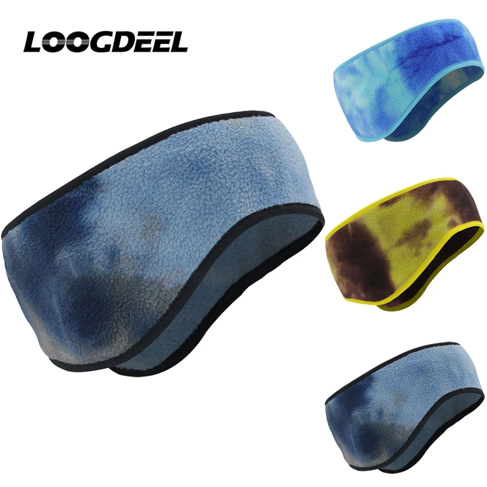 Свободная зимняя теплая повязка на голову для велоспорта защита ушей мягкая