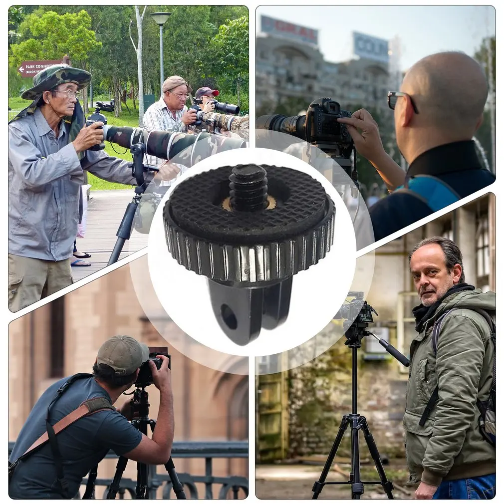 

Mini Tripod Screw Mount Converter Adapter With 1/4" Thread Monopod Accessory for Gopro Hero 1 2 3 4 Camera Dropshipping