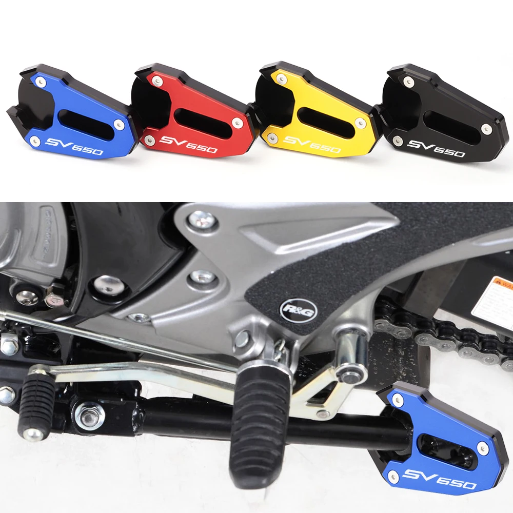

Motorcycles Accessories Aluminum Alloy Kickstand Foot Side Stand Extension For Suzuki SV650 SV650X Gladius SFV650 SFV 65 SV 650X