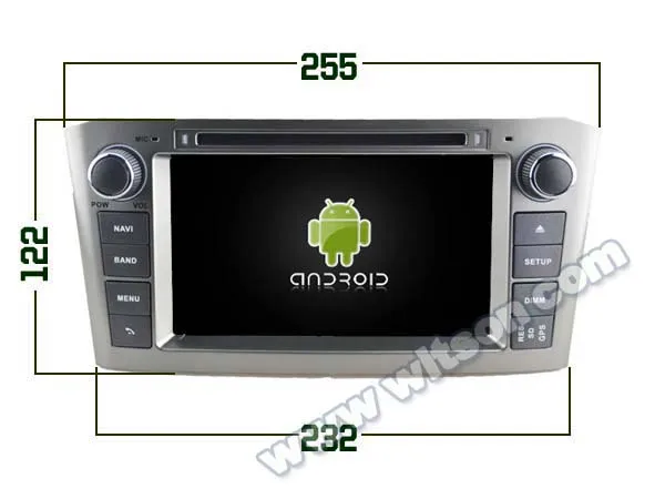 WITSON Android радио Octa-core автомобильный DVD-плеер для Toyota Avensis 2002 - 2008 T250 2 II беспроводной