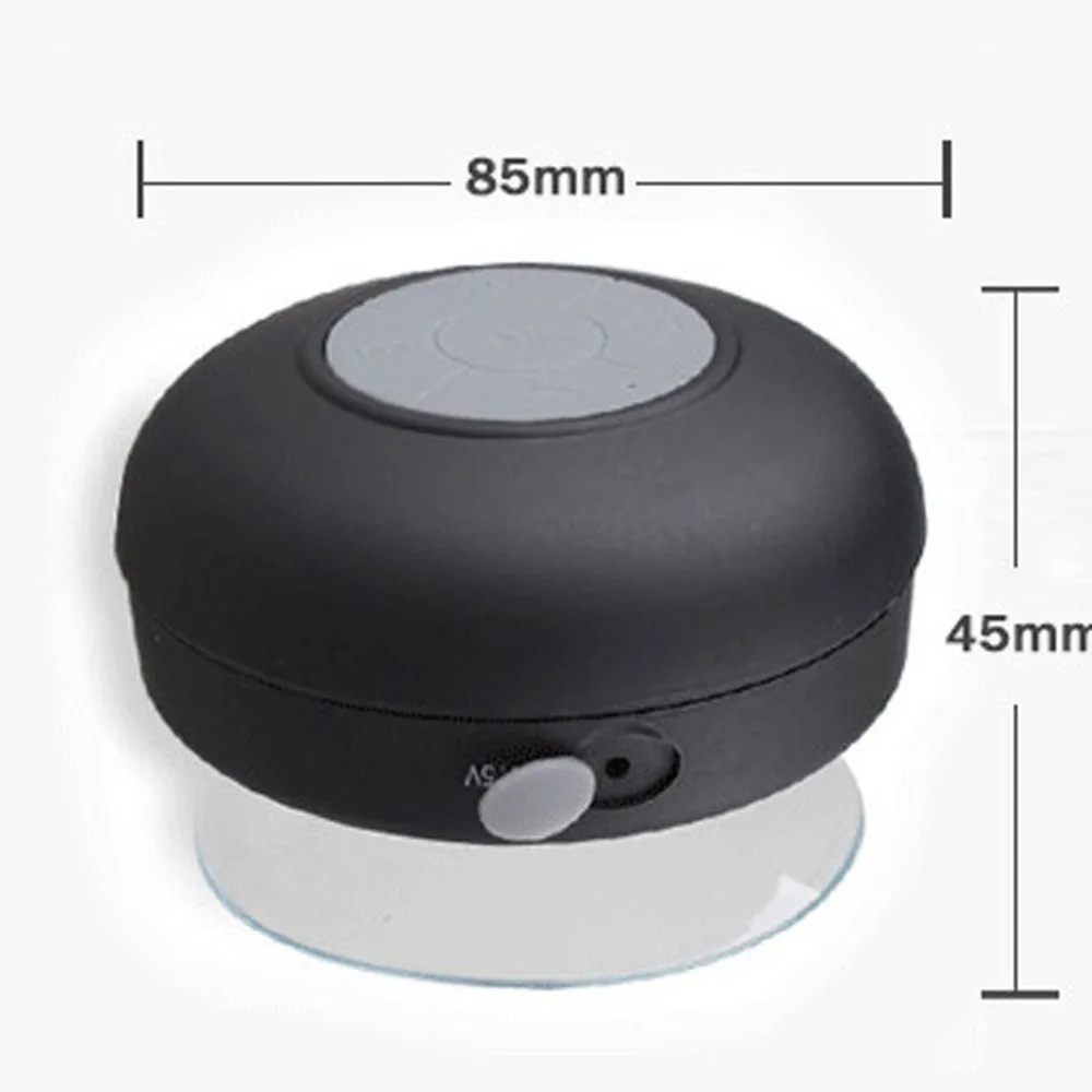 Bluetooth динамик водонепроницаемый беспроводной Душ Handsfree микрофон всасывающий Чак