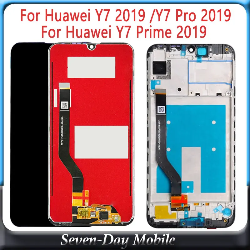 ЖК дисплей с дигитайзером сенсорного экрана в сборе для Huawei Y7 2019 /Y7 Prime Pro DUB
