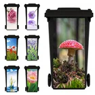 Наклейка на мусорную корзину Wild грибы, 120  240 литра