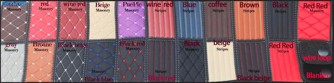 

dekabr mat leather car floor mats for Alfa Romeo Stelvio 2017 2018 2019 2020 Custom foot Pads automobile carpet car covers