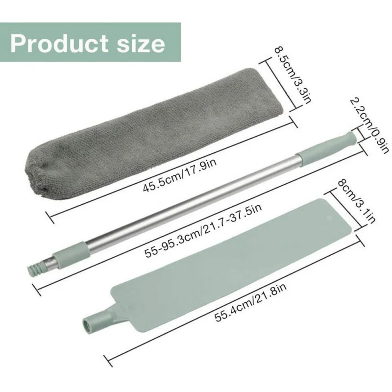 

Lengthen Duster Cleaner Brush Telescopic Microfiber Dust Catcher Mites Cleaning Dust Cleaner Tools Artifact Dusters