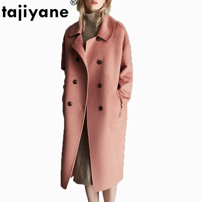 Осенне-зимнее пальто женская одежда 2020 10% альпака 90% шерстяная куртка корейское
