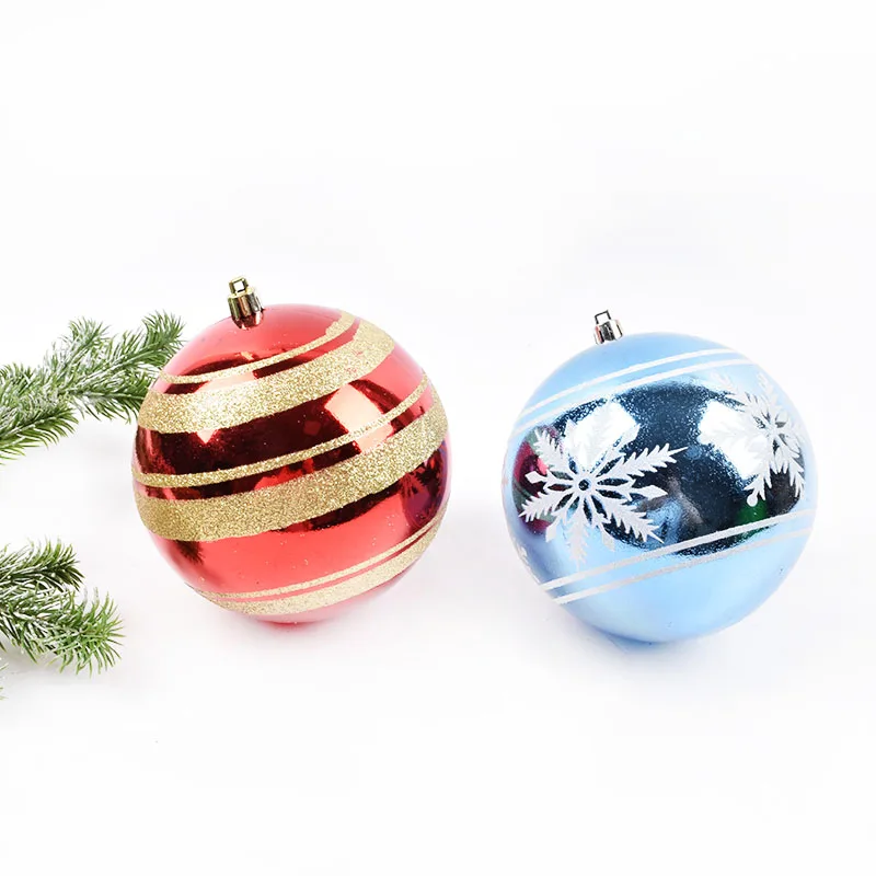 Рождественской елки Ротанг украшения-кольца (12 см) Рождественский окрашенный мяч