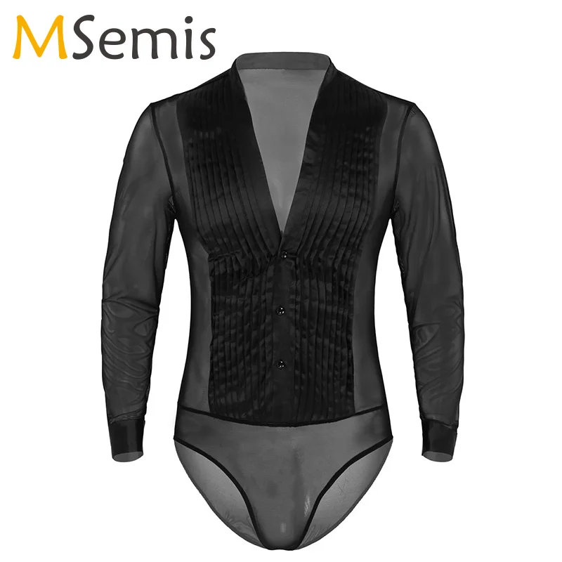 Топ Мужской для латиноамериканских танцев трико бальных прозрачное Сетчатое