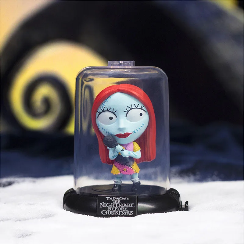

Disney с принтом "Кошмар перед Рождеством" глухая коробка фигурку Sally Zero Джек Скеллингтон Тыква король PVC Моделя с хорошим спросом собирать игру...
