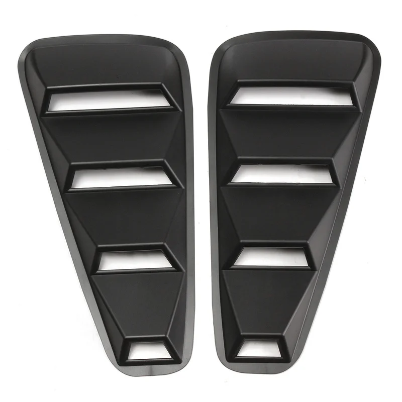 Пара 1/4 четверти бокового окна жалюзи Совок Обложка Vent Для Ford Mustang 2005 2006 2007 2008 2009 2010