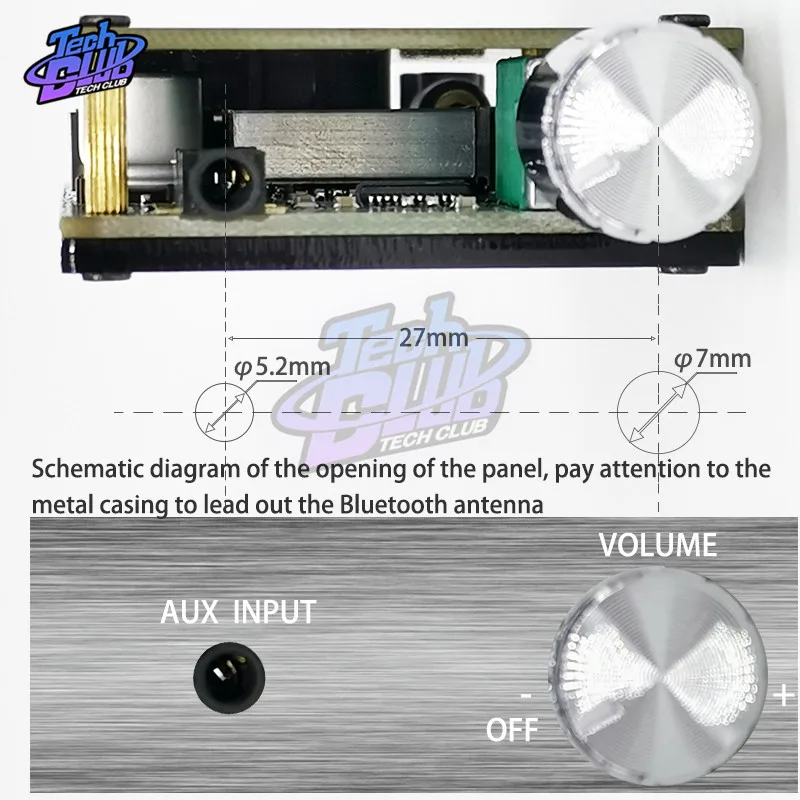 HIFI беспроводной Bluetooth 5 0 TPA3116 цифровой усилитель мощности аудио Плата TPA3116D2 50WX2
