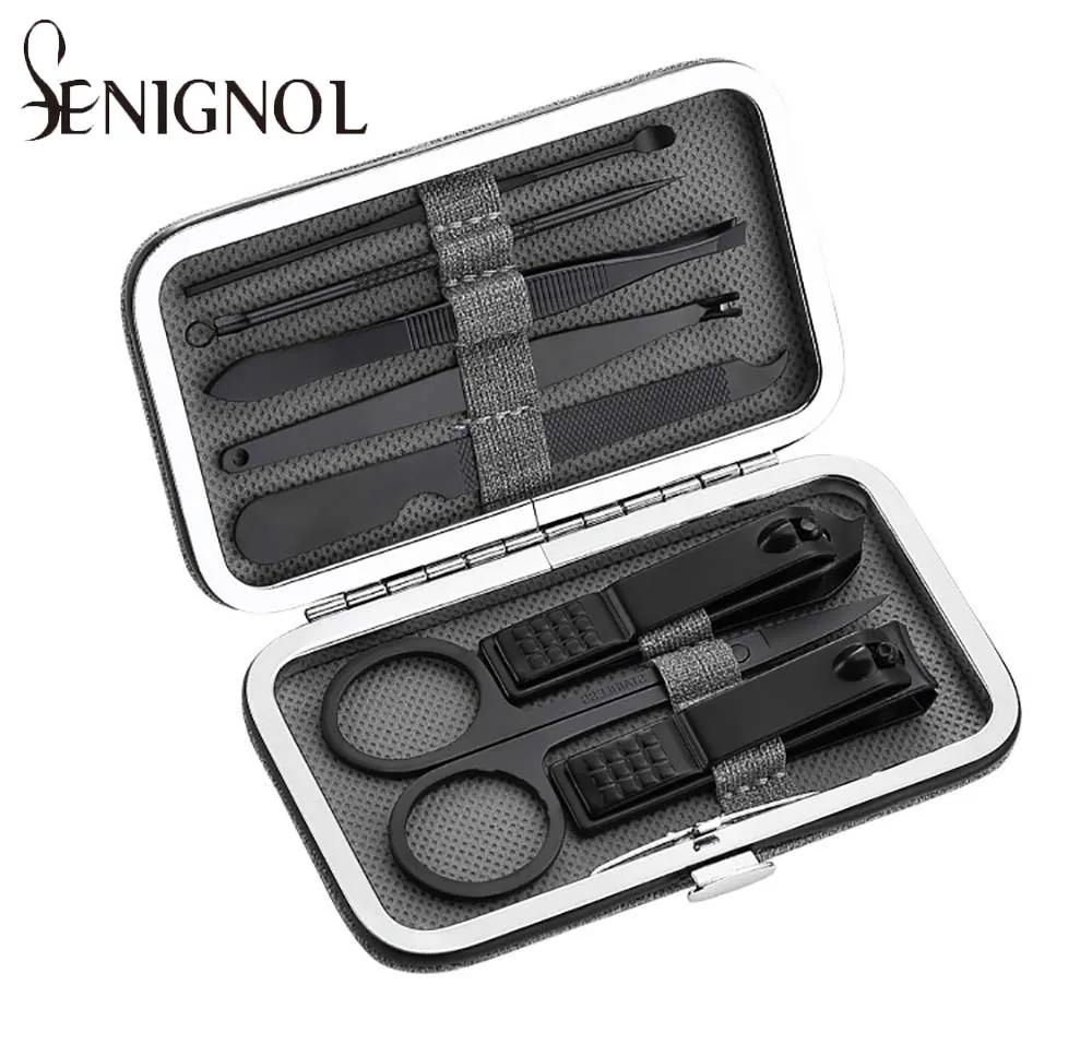 8 шт Нержавеющая сталь кусачки для ногтей набор профессиональных ножниц костюм