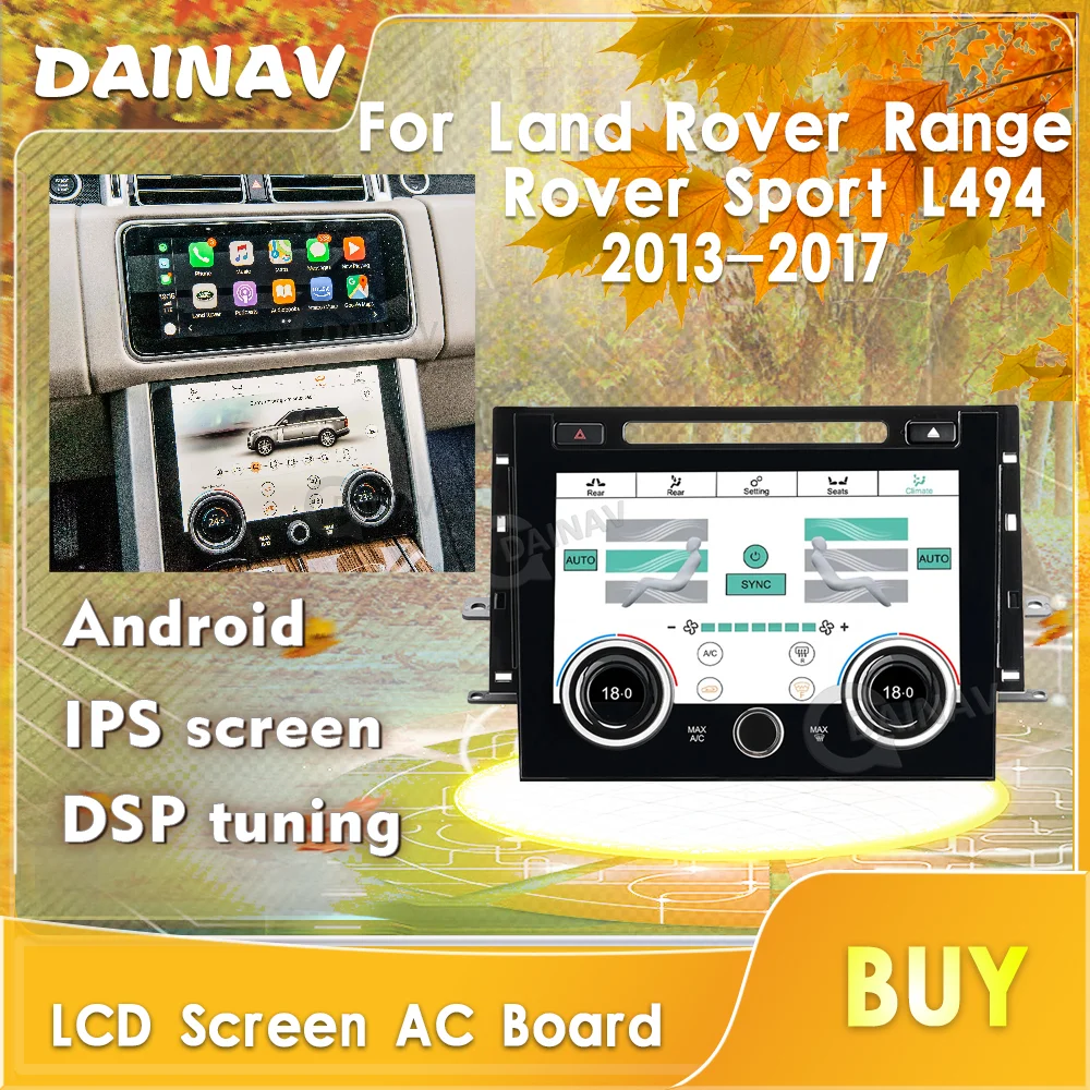 

AC Panel Android Climate Board For Land Rover Range Rover Sport L494 2013-2017 Air Touch LCD Screen Condition Control