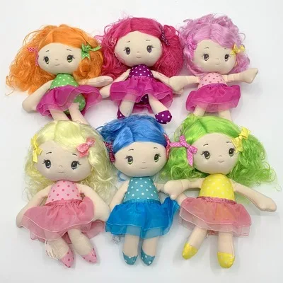 

Disney Cartoon Sleeping Beauty Briar Rose Aurora World Cutie Curls Abby Jade Face The Embroidery Dolls Girl Played The House Toy