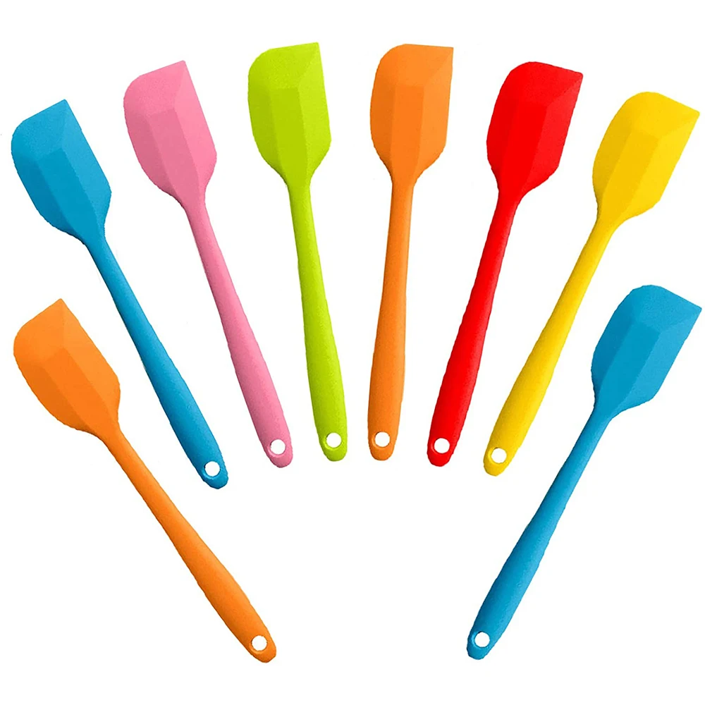 

Silicone Spatulas Heat Resistant Non Stick Utensils Kitchen Spatula Scrapers For Cake Cream Cooking Gadget Baking Mixing Tool