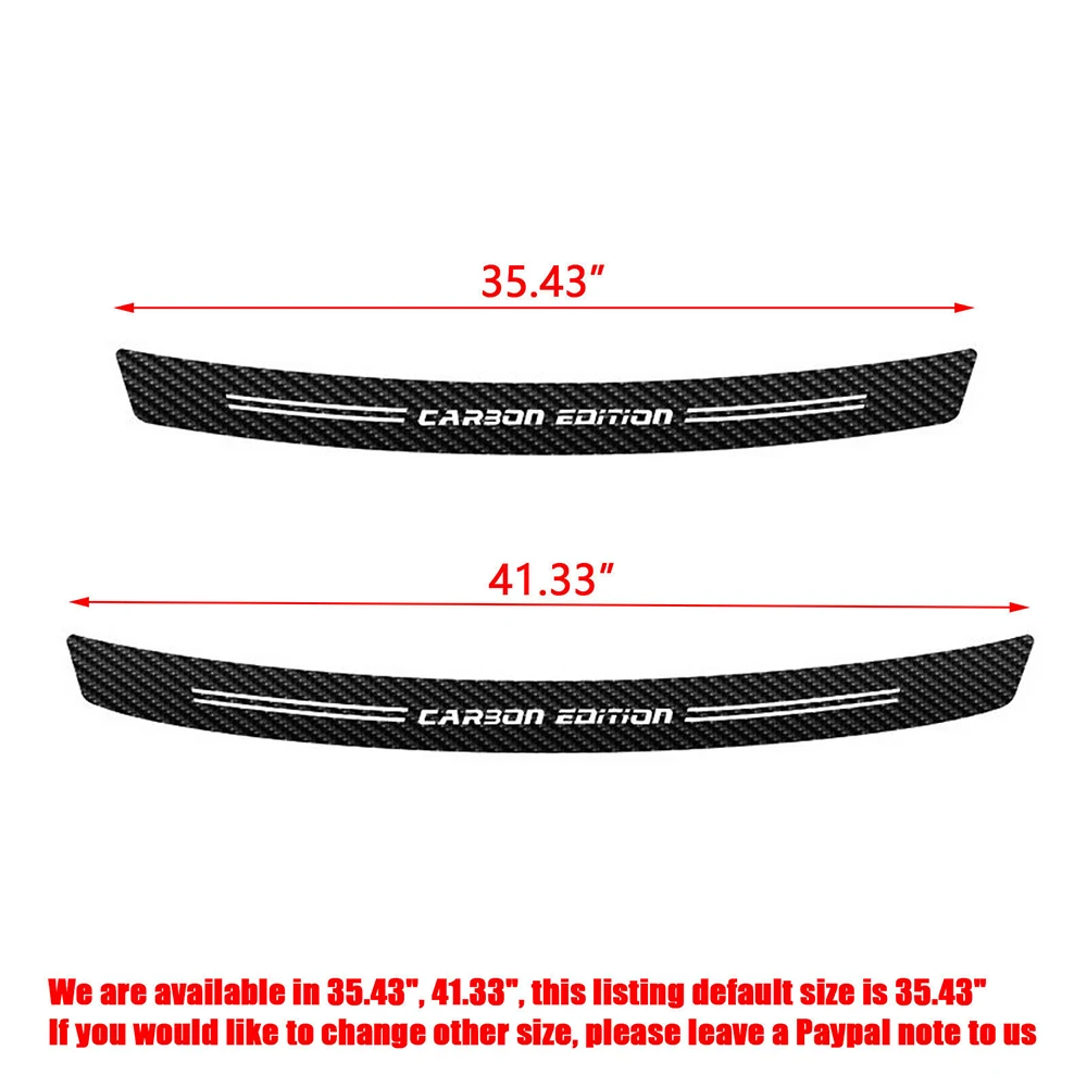 Универсальная 4D пленка из углеродного волокна защитная пластина для багажника