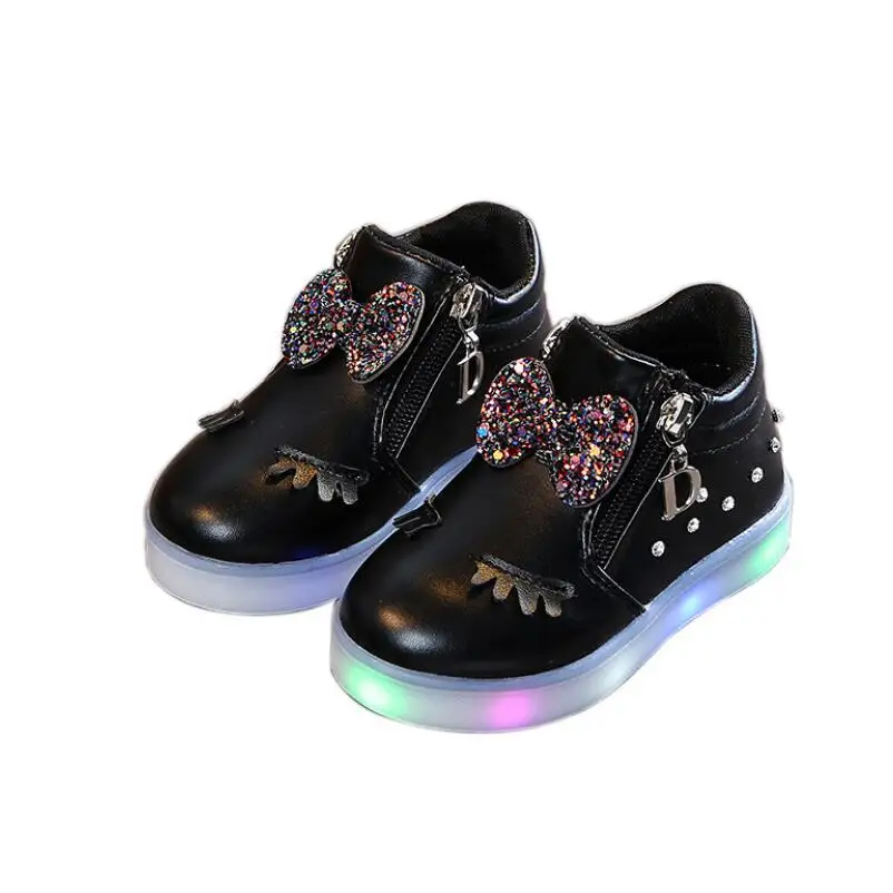 

Glowing Led Kids Shoes For Girls Boys Spring Autumn Basket Led Children Lighting Shoes Fashion Luminous Baby Kids Sneaker Flat