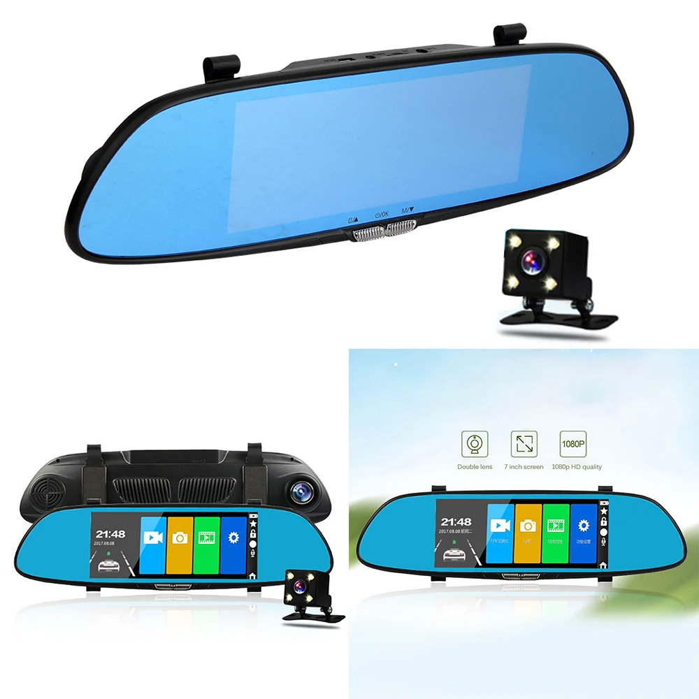 5 в Автомобильный HD видео монитор парковки автомобиля Реверсивный CCD камера