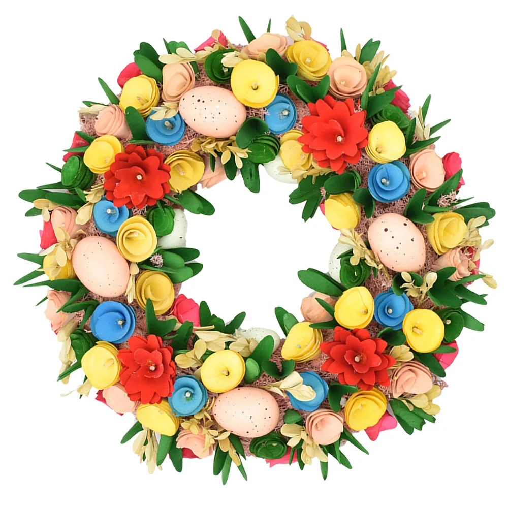 

1pc Door Wreath Holiday Decorative Easter Garland Living Room Adornment