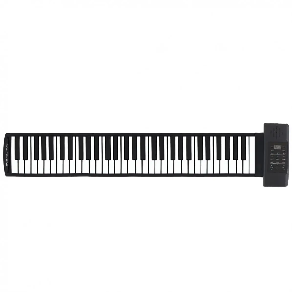 61 Keys MIDI Roll Up Piano Electronic Rechargeable Portable Silicone Flexible Keyboard Organ Built-in Speaker