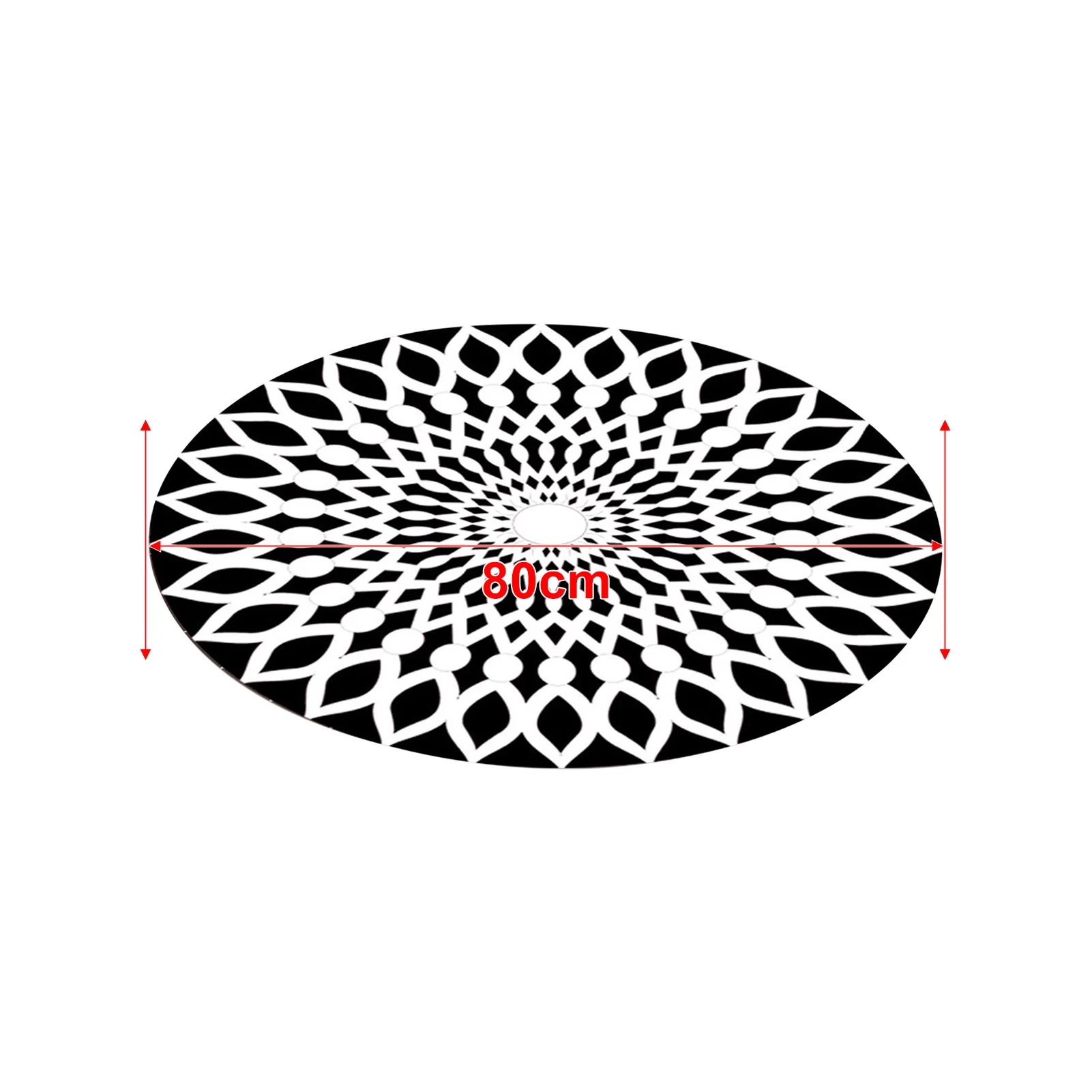 3D космический круглый ковер нескользящий коврик напольный для гостиной столовой