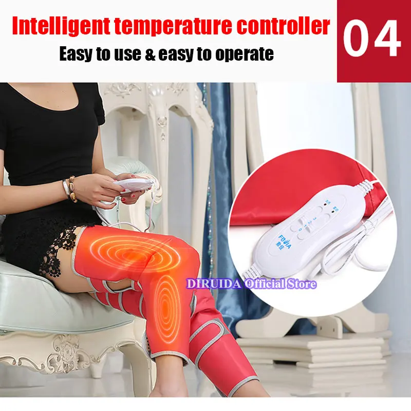 Новый Электрический инфракрасный нагрев ног Вибрационный массаж сжигание жира
