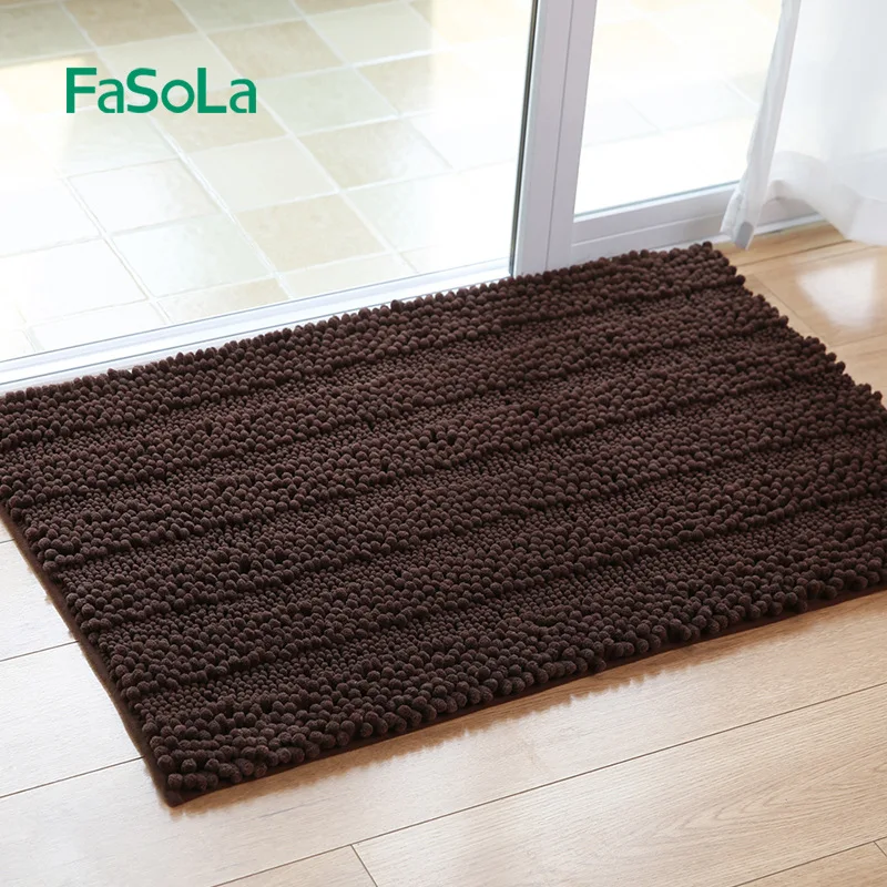 

Entry home bedroom door mat door bathroom non-slip thickening living room bathroom chenille mat