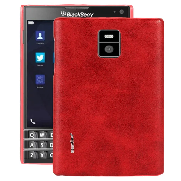 Для BlackBerry Passport Q30 Чехол-обложка винтажная Обложка на заднюю панель из искусственной кожи для BlackBerry Passport Q30 деловой чехол для телефона - Цвет: RED