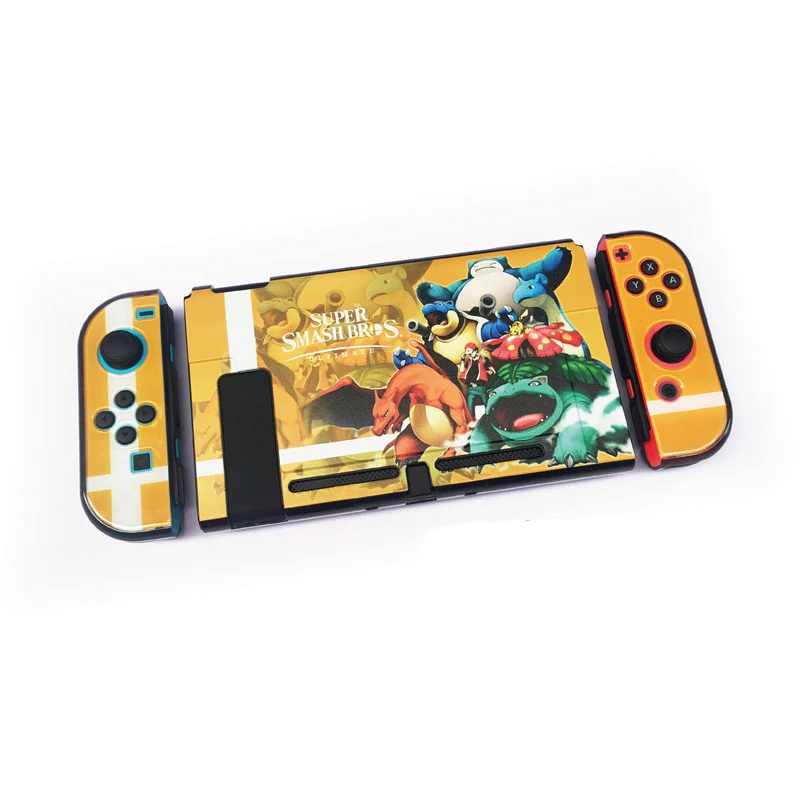 Nintendo Switch с цветным рисунком, жеская защитка закрепляемые Крышка корпуса чехол для Nintend NS консолью коммутатора& Joy-Con для Nintendo Switch - Цвет: A070