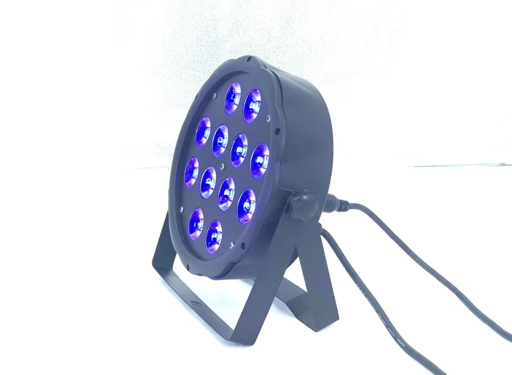 Светодиодный Par 7x12 Вт 12x18 Вт плоский SlimPar RGBWA УФ свет 6in1 светодиодный ди-Джея с новой уникальной технологией рассеивания света, сценический dmx; сезон лето; Licht светодиодный par светодиодный прожектор