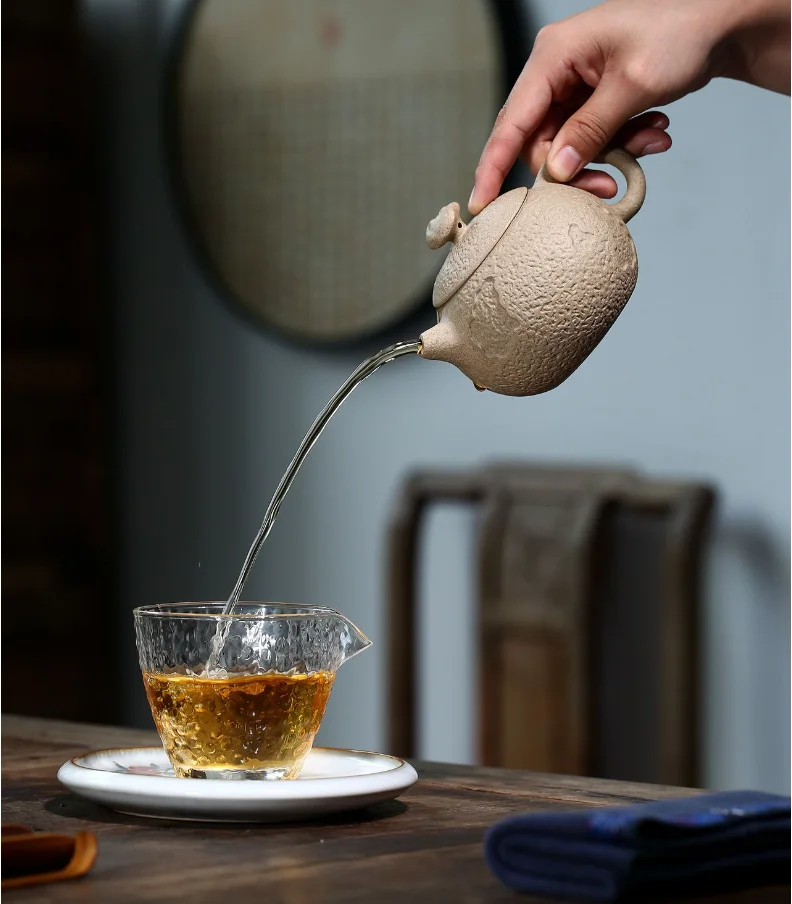 Китайский чайник Gong Chun Xi Shi керамический чайный набор для чая Puer Oolong ручной