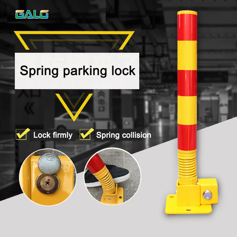 

Spring Parking Lock 650mm high car lock place car locker vehicle lock truck stop place system access control lock