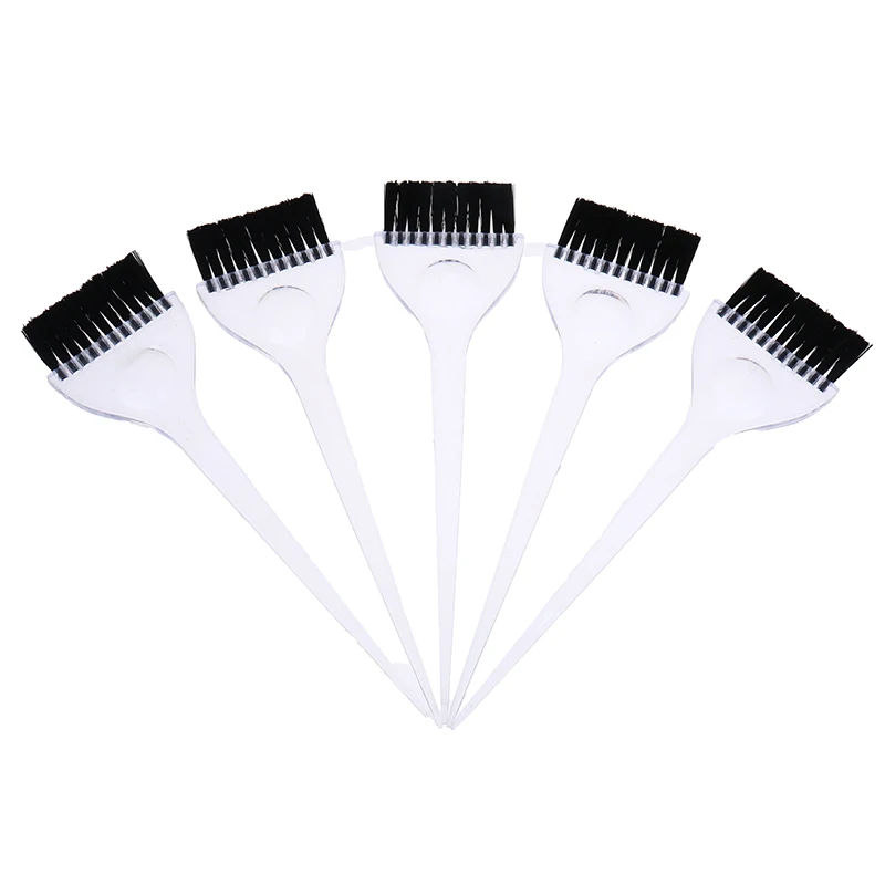 

5 шт. Пластик волос окрашивающий краситель Салон расческа парикмахерские щётка для окраски волос Применение Pro Инструменты для укладки воло...