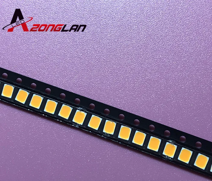 100 шт./лот SMD LED 2835 Светодиодные лампы 0 2 хайлайтер Вт оранжевый Янтарный