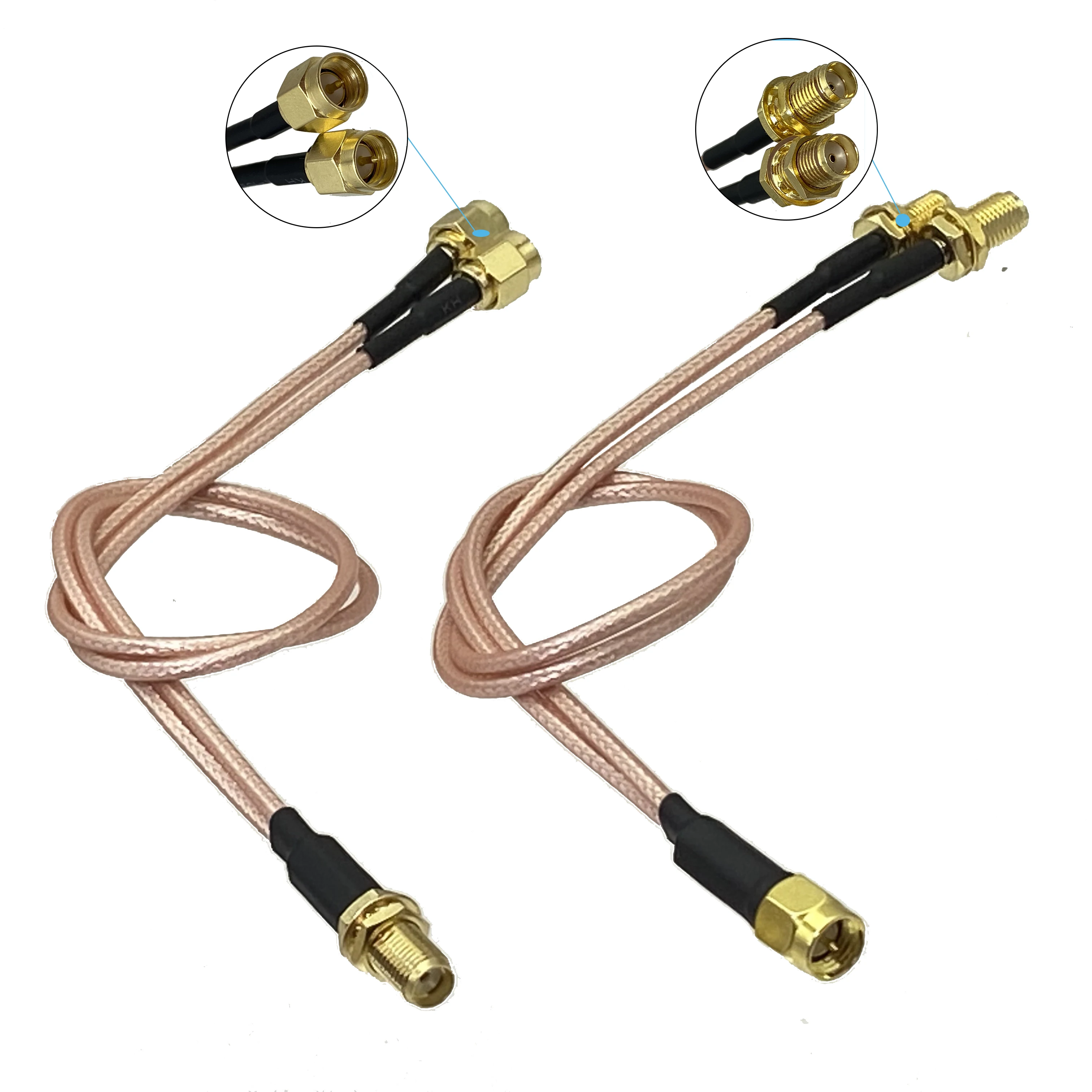 

RG316 SMA До 2x SMA штекер и гнездо типа Y сплиттер разъем обжимной провода терминал RF гибкий соединительный кабель 4 дюйма ~ 10 футов