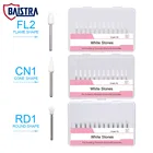 Набор для полировки зубов, набор из 12 шлифовальных инструментов с белым камнем, абразивный оксид алюминия для отделки фарфоровой, эмалевой, композитной смолы