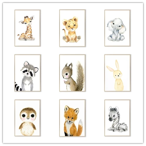 

Diy Diamond Painting Cute Zebra Giraffe Lion Elephant Cartoon Animals Pictures Art Embroidery for Children Room Decoration Gift