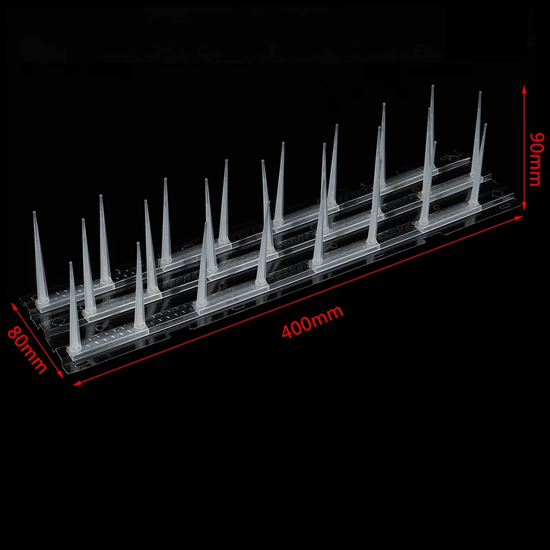 

3pcs Plastic Bird Pigeon Spikes Anti Bird Pigeon Spike Scare Pest Control Garden