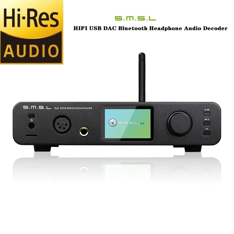 SMSL DP3 Hi Res сбалансированный цифровой плеер ES9018Q2C ЦАП двухсторонний Bluetooth /wifi/DSD