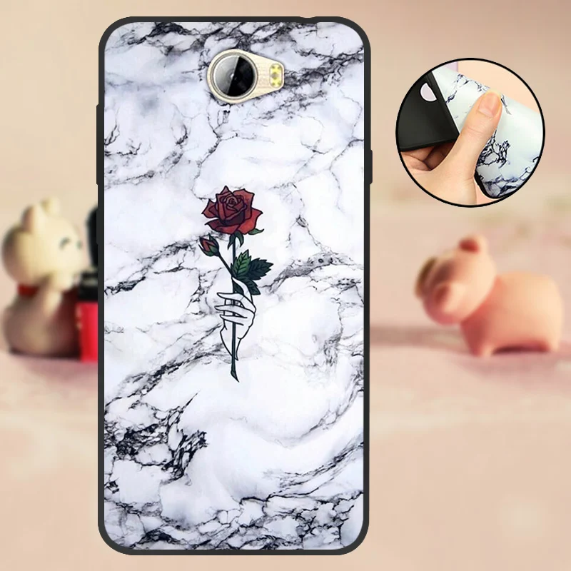 T714 Для huawei Y5 II чехол для huawei Y5 2 Y5II CUN-L21 CUN-U29 задняя крышка Y6 II Компактный Мягкий ТПУ силиконовый чехол для Honor 5A LYO-L21 черный - Цвет: T714