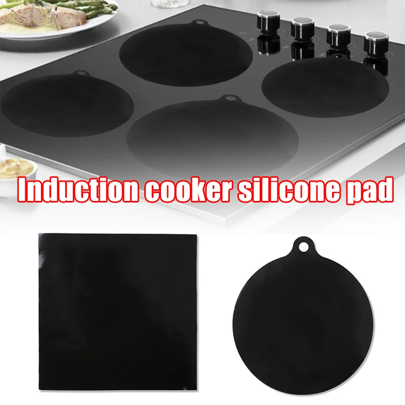 

Induction Cooktop Mat Silicone Nonslip Heat Insulation Protective Pad Cook Top Protector Mat Hot Pot Mat Home Kitchen Accessory