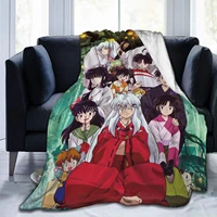 seugzur anime fleece plush blanket air conditioning blanket plush fuzzy lightweight super soft luxury warm for bedsofachair 80