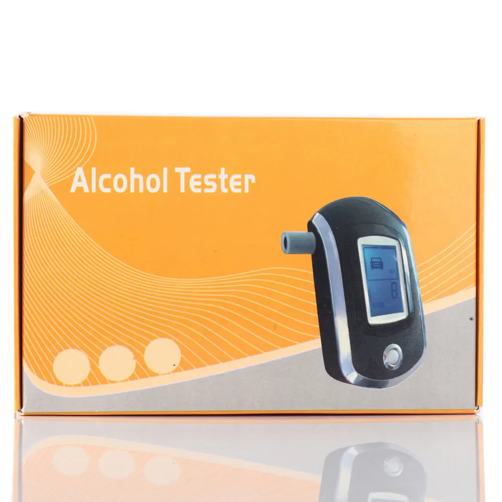 Профессиональный полицейский цифровой алкотестер портативный Алкотестер AT6000