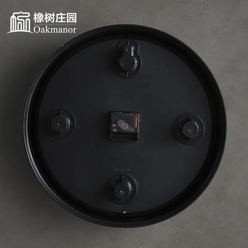 Настенные часы в винтажном стиле кварцевые бесшумные антикварные с римскими