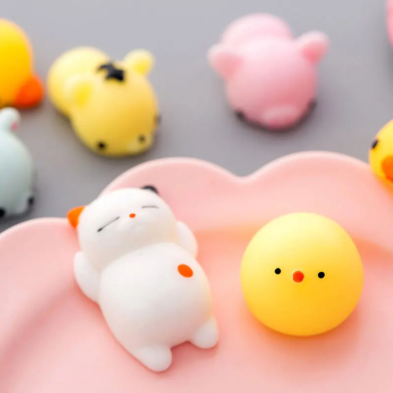Mochi squishy pokemon soft plastic toy duckling squash decompression ball vent plug giant Squishi antistress funny gift | Игрушки и