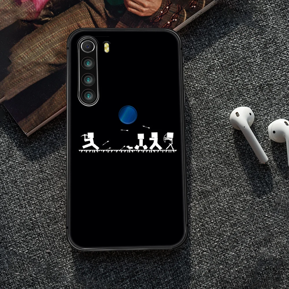 

MINI world Sandbox Phone Case Cover Hull For XIAOMI Redmi 7 7a 8 8a 9 10X NOTE 6 7 7s 8 8t 9 9s Pro Max black Cell Trend Etui