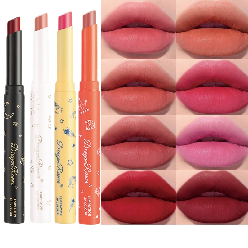 

Velvet Matte Lip Glaze Long-lasting Lipstick Waterproof Non-marking Lip Gloss Non-fading Non-stick Cup Velvet Lip Glaze Lipstick