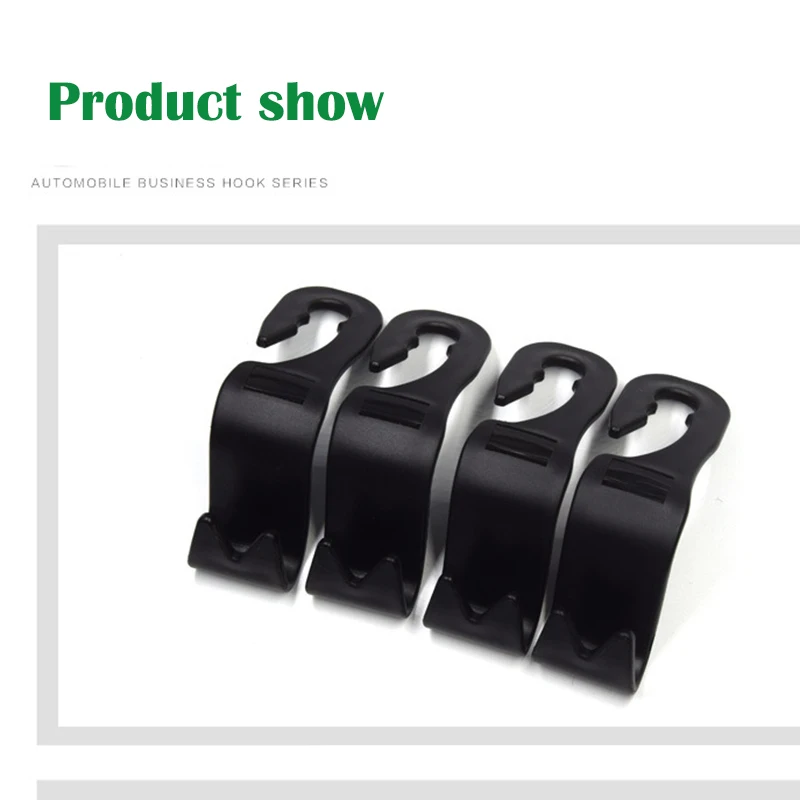 2 Шт Автомобильные крючки для заднего сиденья держатель сумки кошелек ткань